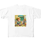 ほっこり絵音舎のぼくのすごいはつめい All-Over Print T-Shirt