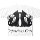 Capricious CatsのCapricious Cats フルグラフィックTシャツ