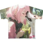 ぶーたんの犬との素敵な週末 フルグラフィックTシャツ