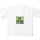 Yta_Tの輝くカエル All-Over Print T-Shirt