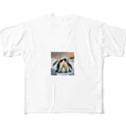 akipen76の恋の相手に必死に求愛しているペンギン All-Over Print T-Shirt