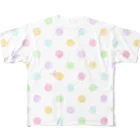 Fujitoto_felicitaの水玉かくれんぼ All-Over Print T-Shirt