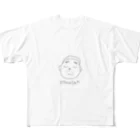 ティッシュティッシュの親子で身につけよう (おとうさん) All-Over Print T-Shirt