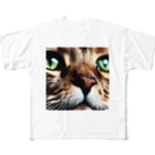 feliceのキャットフードの匂いに反応する猫 All-Over Print T-Shirt