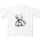 Sachi0625のレトロ戦闘ロボットＣ フルグラフィックTシャツ