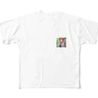 nobuo.comのボヘミアンレディ フルグラフィックTシャツ