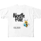 north pole miniのNorthPole・miniみつばちちゃんシリーズ All-Over Print T-Shirt