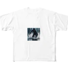 ninja925の水の上を走る忍者 All-Over Print T-Shirt