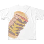 mei’s_atelier_shopのバーガーTシャツ フルグラフィックTシャツ