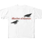 Yellow_SparrowのMurder of Crows All-Over Print T-Shirt