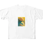 AQUAMETAVERSEの昼寝　なでしこ1478 All-Over Print T-Shirt