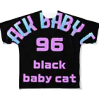 黒猫たんとちゃんのblack baby cat フルグラフィックTシャツ