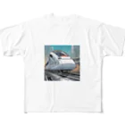 須藤 匠＠ナイセン団㌠の未来新幹線3 All-Over Print T-Shirt