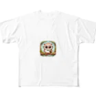 みきころん♡のフクロウちゃんはまるで癒しの天使 All-Over Print T-Shirt