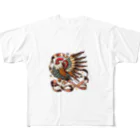 Sergeant-CluckのMiddle Army：中部方面部隊 All-Over Print T-Shirt