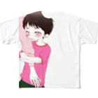 画画忍画しょっぷのわかばくん(恥ずかしいから…2) フルグラフィックTシャツ