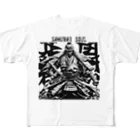 yosuga-aの侍根性 フルグラフィックTシャツ