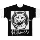 SERIY_SHOPの勇敢な猫戦士 All-Over Print T-Shirt