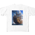 AQUAMETAVERSEの海賊船　なでしこ1478 All-Over Print T-Shirt