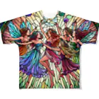 かるるんショップの妖精の舞シリーズ　祝福 All-Over Print T-Shirt