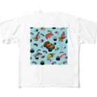 designerk　ＧＰのSUSHI　fav 　すし　鮨　寿司　SUSI　 フルグラフィックTシャツ