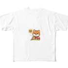 メアリーの今夜は可愛い柴犬スタンプで癒しの時間 All-Over Print T-Shirt