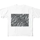 シマのゼブラ柄に期待を求めて All-Over Print T-Shirt