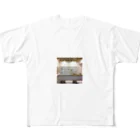katsuki_toyotaのカフェイラストくん All-Over Print T-Shirt