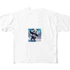 rakutenitibaのスケボーが楽しいパンダ All-Over Print T-Shirt