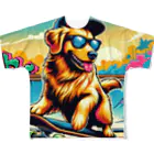 キャップ犬専門店のキャップ犬2 All-Over Print T-Shirt