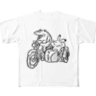 fujinosukeのバイク フルグラフィックTシャツ