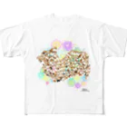 MILO_36のフラッフィだらけ All-Over Print T-Shirt