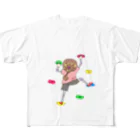 作りかけのたい焼きのロッククライマー　高山さん All-Over Print T-Shirt