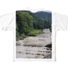 TACOIKAのHakone　RainyDay フルグラフィックTシャツ