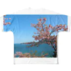 しまなみ海道＆瀬戸内海ショップのしまなみ海道の桜 フルグラフィックTシャツ