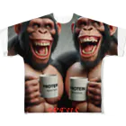 AREUSのAREUS× CHIMPANZEE#3 All-Over Print T-Shirt