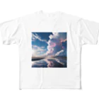 chan-takehaniの天空の鏡  フルグラフィックTシャツ