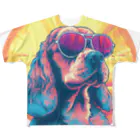 dogsdream8246のcocker sunset All-Over Print T-Shirt