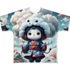 AI妖怪大図鑑の入道雲妖怪　せきらん All-Over Print T-Shirt