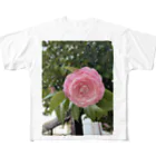 AQUAMETAVERSEの花ブローチ アメジスト2846 All-Over Print T-Shirt