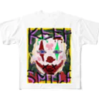 OCCULT MANIAのKEEP SMILE フルグラフィックTシャツ