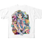 あきかんの天使になった虹まみれ女の子の人権 All-Over Print T-Shirt