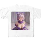 LONGSTONEのAI最強美少女 All-Over Print T-Shirt