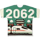 ヘッヘンのお店の【2062】アート フルグラフィックTシャツ