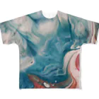 R-mayの鮮やかなマーブル All-Over Print T-Shirt