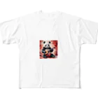 uribo0626のギターパンダ All-Over Print T-Shirt