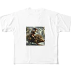 yokoana_zakkaの赤（セキ）の国の戦闘員 All-Over Print T-Shirt