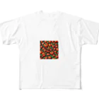でゅのミニトマト フルグラフィックTシャツ