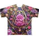 AQUAMETAVERSEの幸福の印　なでしこ1478 All-Over Print T-Shirt