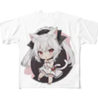 studio AzurのAria3 ディフォルメ フルグラフィックTシャツ